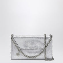  Stella McCartney Falabella silver crossbody wallet bag