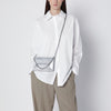 Stella McCartney Falabella silver crossbody wallet bag