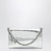 Stella McCartney Falabella metallic silver crossbody wallet bag