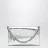 Stella McCartney Falabella metallic silver crossbody wallet bag