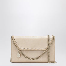  Stella McCartney Falabella Airlite Gold crossbody wallet bag