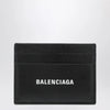 Balenciaga Cash black card holder in grained leather