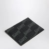Balenciaga Signature card holder in black and grey BB Monogram coated canvas