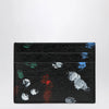 Balenciaga Cash leather card holder with painter’s print