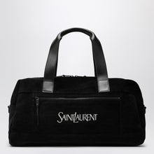  Saint Laurent Black duffle bag with logo