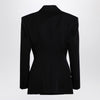 Valentino Black wool double-breasted jacket