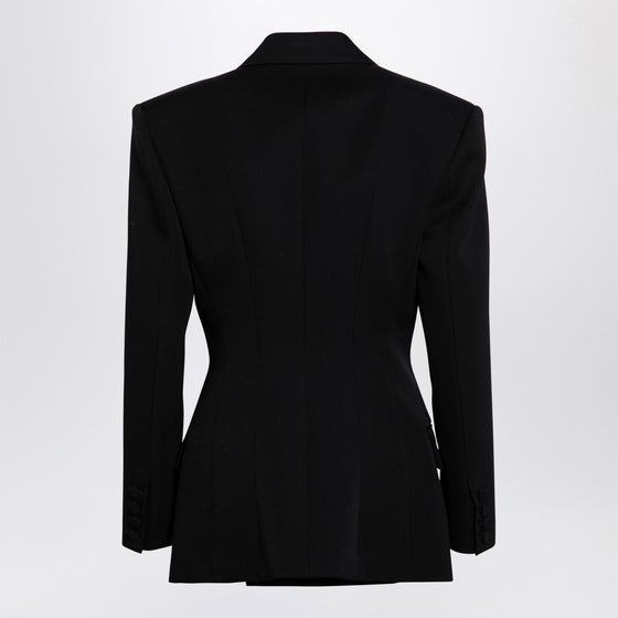 Valentino Black wool double-breasted jacket