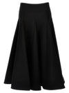 Valentino Garavani Solid Crepe Couture Valentino Skirt