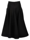 Valentino Garavani Solid Crepe Couture Valentino Skirt