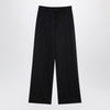 Valentino Black wool wide trousers