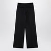Valentino Black wool wide trousers