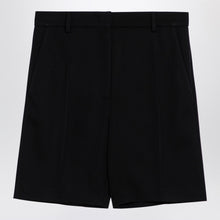  Valentino Black wool bermuda shorts