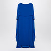Valentino Electric blue silk midi dress