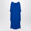 Valentino Electric blue silk midi dress