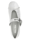 Miu Miu Buckle And Bow Ballet Flats