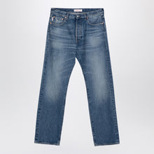  Valentino Blue washed-effect denim jeans