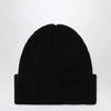 ALMADA LABEL Black wool and cashmere beanie