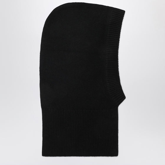 ALMADA LABEL Black wool and cashmere balaclava