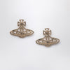 Vivienne Westwood Gold Orb logo earrings