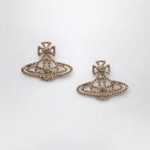 Vivienne Westwood Gold Orb logo earrings