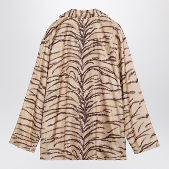 Stella McCartney Silk shirt with tiger print