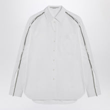  Stella McCartney White Falabella shirt with chains