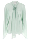 Stella Mccartney Lavallière Collar Shirt