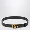 GUCCI Reversible Black/Brown Leather Belt with Double G Buckle
