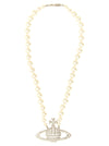 Vivienne Westwood Man. Bas Relief Pearl Necklace