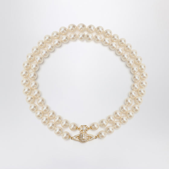 Vivienne Westwood Choker Graziella with synthetic pearls