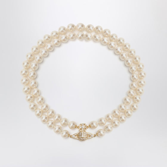 Vivienne Westwood Choker Graziella with synthetic pearls