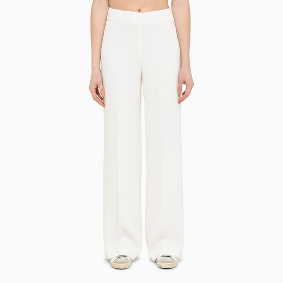 Stella McCartney Wide cream trousers