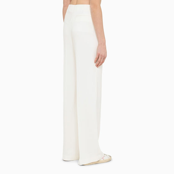 Stella McCartney Wide cream trousers