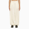 Stella McCartney Cream wool baggy trousers