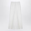 Stella McCartney Cream-coloured wool flared trousers