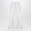 Stella McCartney Cream-coloured wool flared trousers