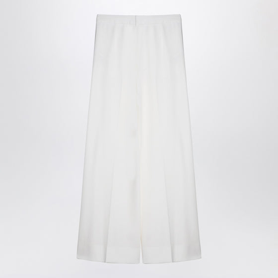 Stella McCartney Cream-coloured wool flared trousers