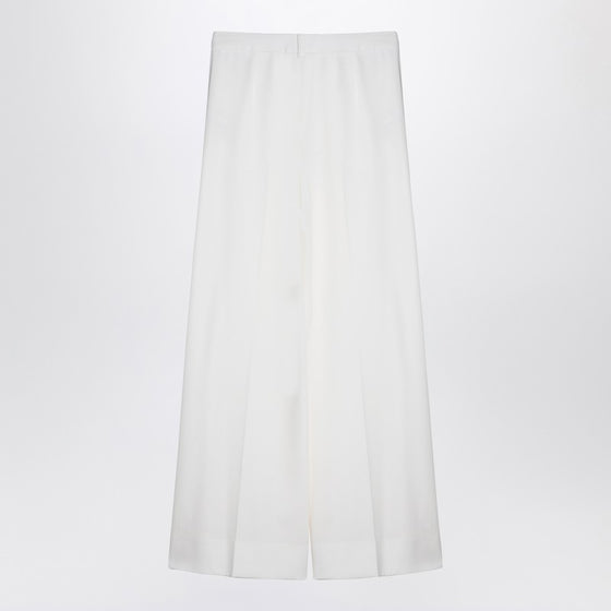 Stella McCartney Cream-coloured wool flared trousers