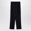 Stella McCartney Navy wool pleated trousers