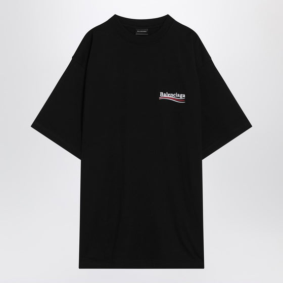 Balenciaga Over T-shirt Political campaign dirty black