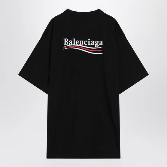Balenciaga Over T-shirt Political campaign dirty black