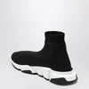Balenciaga Black mesh and white Speed Sneakers
