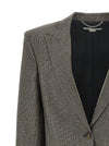 Stella Mccartney Single-breasted Micro Houndstooth Blazer