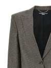 Stella Mccartney Single-breasted Micro Houndstooth Blazer