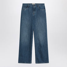  The Row Eglitta wide faded blue jeans