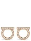 Ferragamo Gancini Crystals (l) Earrings