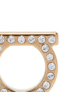 Ferragamo Gancini Crystals (l) Earrings
