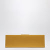 Saint Laurent Midnight Clutch Large in Orange Satin