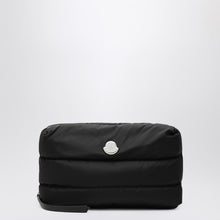  Moncler Caradoc beauty case in quilted black nylon