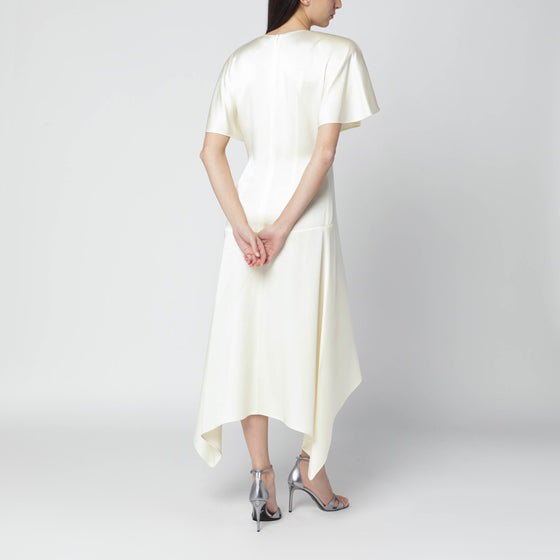 Stella McCartney Butter-colored satin midi dress